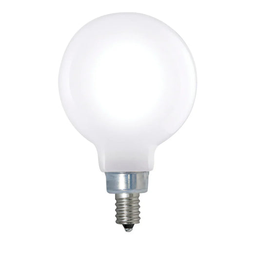 MILKY ROUND CANDELABRA LED G16 BULB