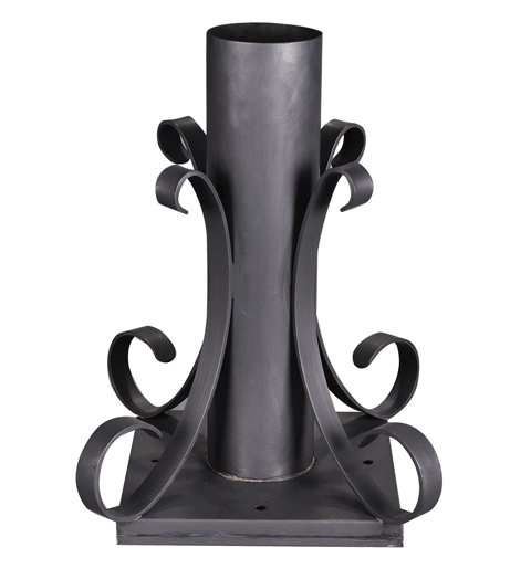 Pier Mount Decorative Scroll